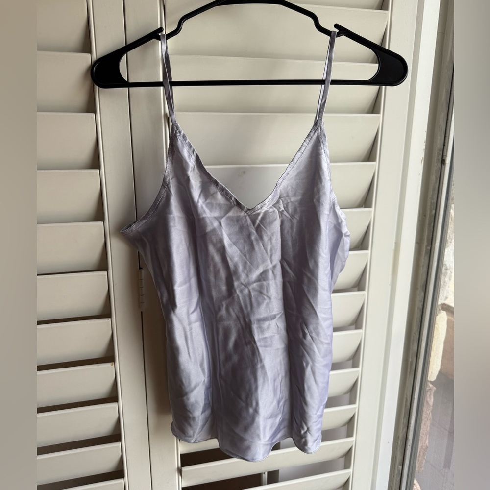 Trashy Lingerie Light Lavender Satin Cami Top sz s